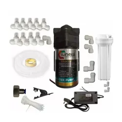 FARMKING  Fogger Kit of 10 Brass Nozzles with Filter ,Pump & Other Accessories (6 Months Warranty)