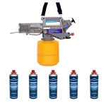 ARBUDA 2L Torpedo - Mosquito Fogger Machine With Pack of 5 Butane Aerosol Gas Can