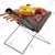 Portable Charcoal Barbeque Grill with 4 Skewers