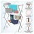 Heavy Duty Foldable Cloth Drying Stand, Stainless Steel Body With 9 Rod &  5 x 3 Feet (Height x Width)