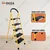 Houza 5 Step 150 Kg Load Capacity Anti Slip Alloy Steel Foldable Ladder (HZ-STEEL-LAD-5-01)