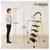 Houza 5 Step 150 Kg Load Capacity Anti Slip Alloy Steel Foldable Ladder (HZ-STEEL-LAD-5-01)