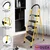 Houza 5 Step 150 Kg Load Capacity Anti Slip Alloy Steel Foldable Ladder (HZ-STEEL-LAD-5-01)