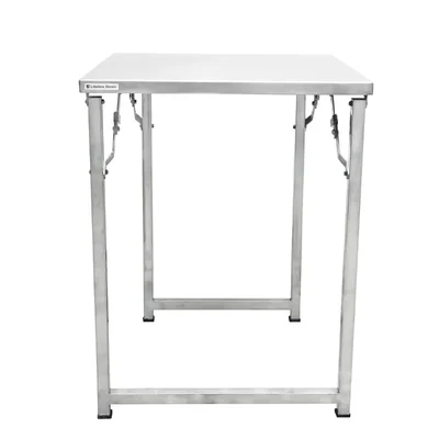 Lifetime 22X28 Inch Stainless Steel Folding Table for Multipurpose Uses 