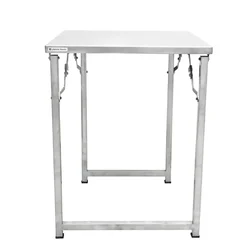 Lifetime 22X28 Inch Stainless Steel Folding Table for Multipurpose Uses 