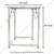 Lifetime 22X28 Inch Stainless Steel Folding Table for Multipurpose Uses 