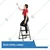 Heavy Duty 2 Steps 150 Kg Load Capacity 2.1 Feet Folding ladder