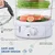 Skyline 800W Food Steamer (VTL- 7063) with 1 Year Warranty, Efficient and Versatile Steaming for Healthy Cooking