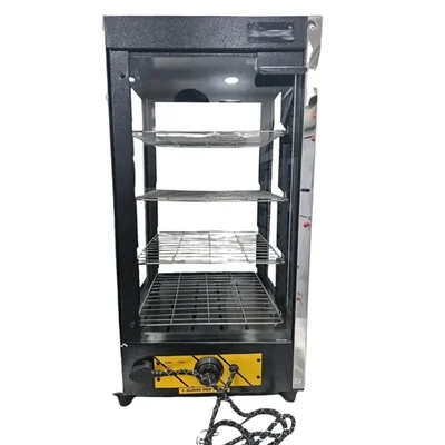 Electric 15x15x28 inch Metal Food Warmer for Restaurant For or Buffet lines, Catering Services, and Quick-service setups
