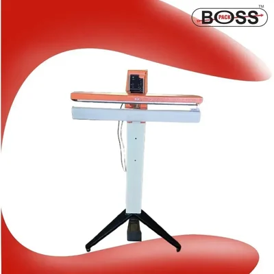 Boss Pack Impulse Type Economy Model 16 inch Foot Sealer of 1.6 mm Sealing Width with 1 Year Warranty