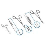 Forgesy Surgical Forceps complete suturing kit For Doctors