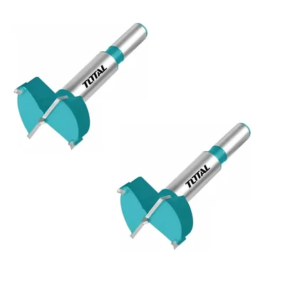 Total 35 mm TCT Forstner Drill Bit for Wood (TAC180351) - Pack of 2