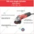 Forte 100 mm 750 Watt Waterproof Angle Grinder Side Switch with Accessories, 11000 RPM (FAG 100-SS)
