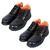 Premium Pack of 2 Safety Shoe - PVC Sole, High Ankle, Leather Material With Steel Toe(Size-7)