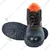 Premium Pack of 2 Safety Shoe - PVC Sole, High Ankle, Leather Material With Steel Toe(Size-7)