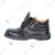 Premium Pack of 2 Safety Shoe - PVC Sole, High Ankle, Leather Material With Steel Toe(Size-7)
