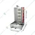 Premium Quality Four Burner Electric Shawarma Machine with Rotating and Adjustable Rod