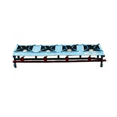 COCS 4 Burner High Capacity Commercial Gas Stove with Mild Steel Body