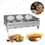 Vinayak Machine High Capacity 24 x 48 inch Table Top SS Dosa Bhatti with 8mm Plate Thickness and 21 Inch 4 RV Burners