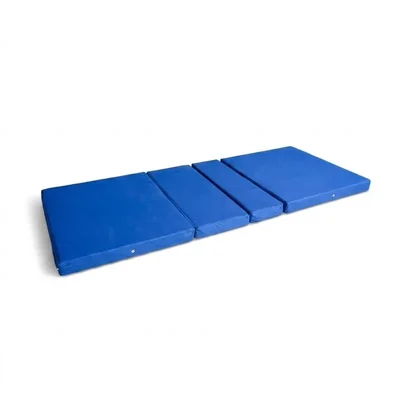 Luft India 4 Inch PU Foam Hospital Full Fowler Bed Mattress Segmented Four Section Design
