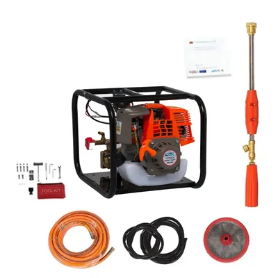 DGK Heavy Frame 4 Stroke Portable Sprayer | Horticulture Sprayer With Brass Pump, Hose Pipe & Gun