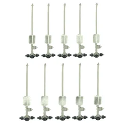 Irrigation Fogger System 4 Way Fogger Assembly Unit with Check Valve for Garden, Greenhouses, Poultry Farm(Pack of 10) 