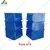 Avsar 230 x 150 x 120 mm FPO Blue Storage Bin, Premium HDPE Material (Bin-25) - Pack of 6
