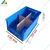 Avsar 230 x 150 x 120 mm FPO Blue Storage Bin with Vertical & Horizontal Partition, HDPE Material (Bin-25) - Pack of 6