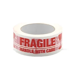 SINGHAL 48mm X 65 Meter Handle with Care Fragile Printed Packaging Tape(Pack-6 pack)