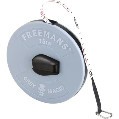 Freemans 15 meters Rapid Gear Fibre Glass Measuring Tape