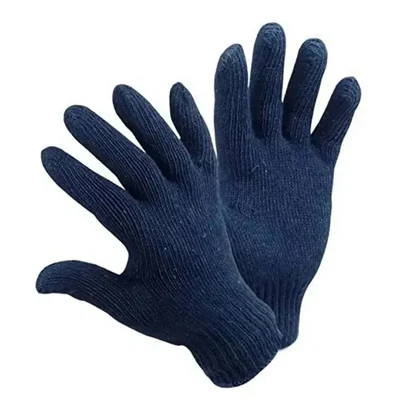 Heavy Duty Cotton Knitted Dotted Safety Hand Gloves 12 Guage(Pack-1 pair)
