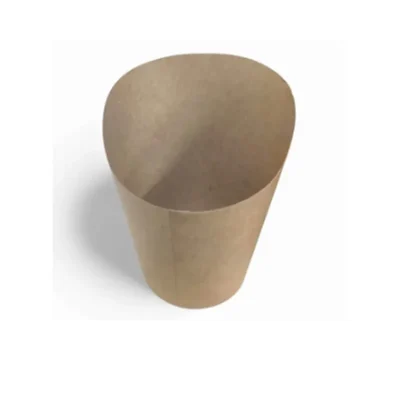 Premium 350ml, French Fries Plain Brown Box for Indoor and Outdoor Events(Pack-100 Pcs)