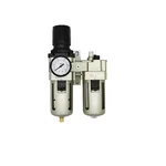 Akari 1/2 Inch FRL Unit With Gauge and Metal Guard (AC4010-04)