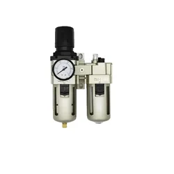 Akari 1/2 Inch FRL Unit With Gauge and Metal Guard (AC4010-04)