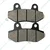 Front Disc Brake Pads for Electric Scooters and Electric Bikes Set of 2 - High Performance Semi-Metallic Pads