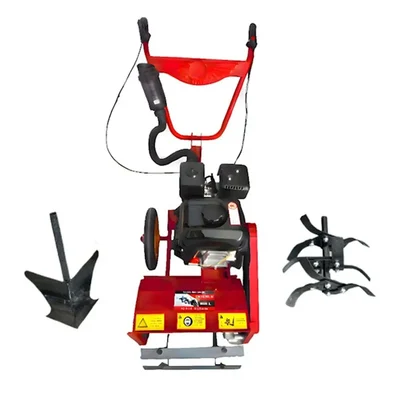 Double Bull 7 HP 4 Stroke 8 Inch Front Rotary Petrol Power Weeder With Free Tiller & Ridger