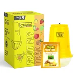 Chipku Glass Trap & Fruit Fly Lure For Garden & Agriculture (Bactocera Dorsalis)