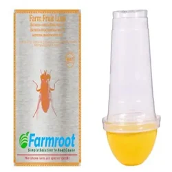 FARMROOT Fruit Fly Trap with Lure | (Pack of 1 Piece)(Quantity-1 Piece)