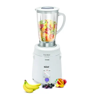 Unichef 925 Watts Juicer Mixer with 1.5Ltrs Jar (Model : Fruit Mixer), for Juicing Fruits and Fleshy Vegetables