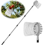 REDBUILD Fruit Picker with 10.5ft Long Pole | Mango Plucker Harvest Basket | Tree Fruit Picker