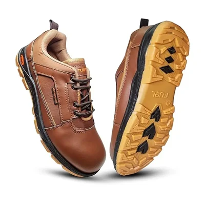 FUEL Armour 3 DD ISI Marked Safety Shoes for Men with 100J Steel Toe Cap in PVC Double Density Sole(Size-6)