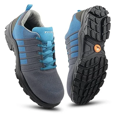 FUEL Aqua Safety Shoes for Men with PU Single Density Sole, Composite Toe Cap Footwear (200 J)(Size-6)