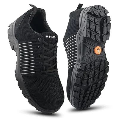 FUEL Aqua Safety Shoes for Men with Excellent Grip, PU Single Density Sole, Composite Toe Cap Footwear (200 J)(Size-6)