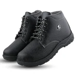 FUEL Arsenal HC-Metro Safety Shoe For Men, with Steel Toe Cap and Single Density PVC Sole