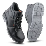 FUEL Bob-Highcut Comfortable Industrial Safety Shoes for Men, Rubberized Double Density Sole Steel Toe 200J