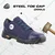 FUEL Canvee Industrial Safety Shoes for Men, PU Single Density Sole, 200J Steel Toe Work Boots(Size-6)