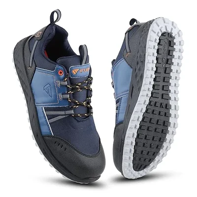 Fuel Flute ISI Marked PVC Double Density Steel Toe Cap (150J) Industrial Work Safety Shoes for Men(Size-6)