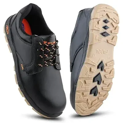 FUEL Jordan LC 2 Synthetic Leather & PVC Double Density Sole Safety Shoes for Men with Steel Toe(Size-6)