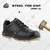 FUEL Jordan LC 2 Synthetic Leather & PVC Double Density Sole Safety Shoes for Men with Steel Toe(Size-6)