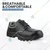 Fuel Leon-R Genuine Leather Safety Shoes for Men Industrial Rubberized Single Density Sole, Steel Toe(Size-6)